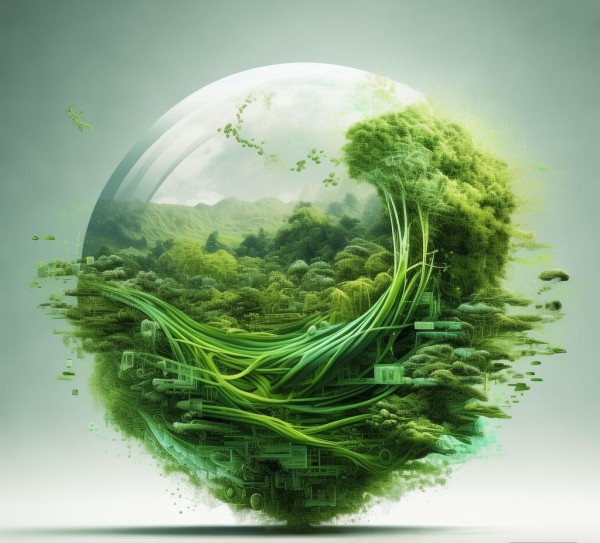 环保动态图形海报设计图,科技与自然的视觉交响——以动效传递绿色理念的新范式